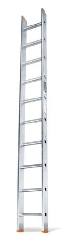 Односекционная алюминиевая лестница КЛАССИК 10 ступеней Эйфель от магазина ЛесКонПром.ру