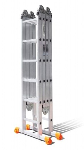 Лестница трансформер алюминиевая 2Х5+2Х6 КЛАССИК Эйфель от магазина ЛесКонПром.ру