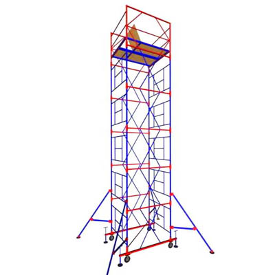 Вышка-тура стальная Мега 5-12,4м (арт. М5-12,4) от магазина ЛесКонПром.ру
