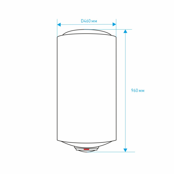 Водонагреватель накопительный Edisson ЕR 100V, 100 л от магазина ЛесКонПром.ру