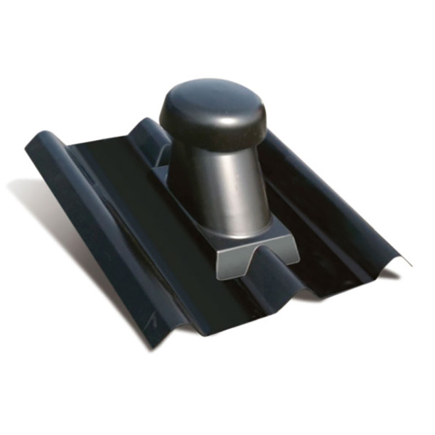 Труба вентиляционная черная Ондулин от магазина ЛесКонПром.ру