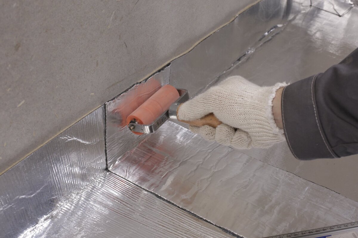 Рулонная звукоизоляция пола ТЕХНОНИКОЛЬ Master от магазина ЛесКонПром.ру