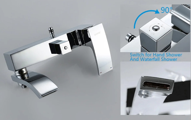 Душевая система Gappo G07 G2407 Хром от магазина ЛесКонПром.ру