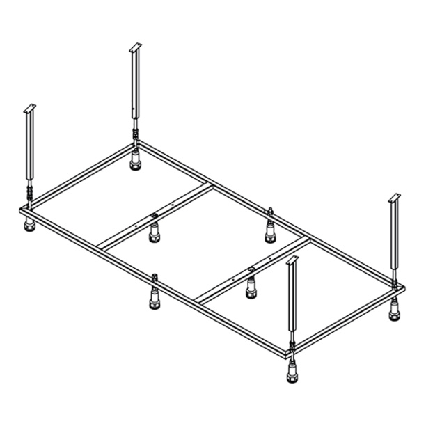 Каркас для ванны Мирсант Сочи 180х80 см от магазина ЛесКонПром.ру