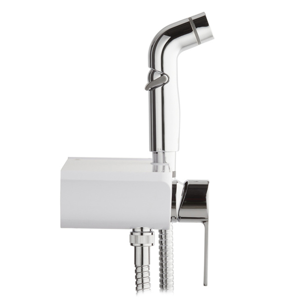 Гигиенический душ LEMARK встраиваемый хром, белый от магазина ЛесКонПром.ру