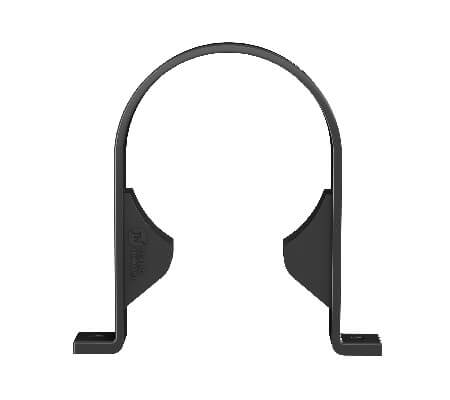 Хомут трубы ТЕХНОНИКОЛЬ ПВХ 125/82, черный от магазина ЛесКонПром.ру