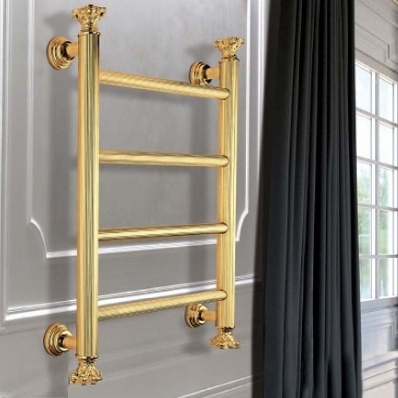 Электрический полотенцесушитель Margaroli Capitelli 2952J5504GONB Золото от магазина ЛесКонПром.ру