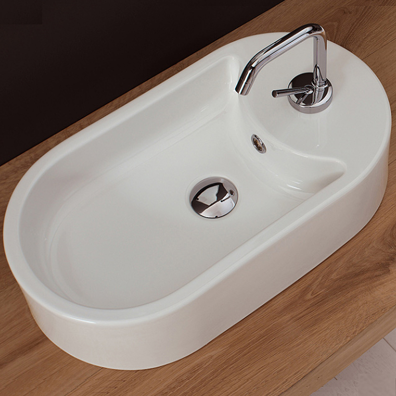 Раковина Scarabeo Seventy 55 8094 Белая от магазина ЛесКонПром.ру