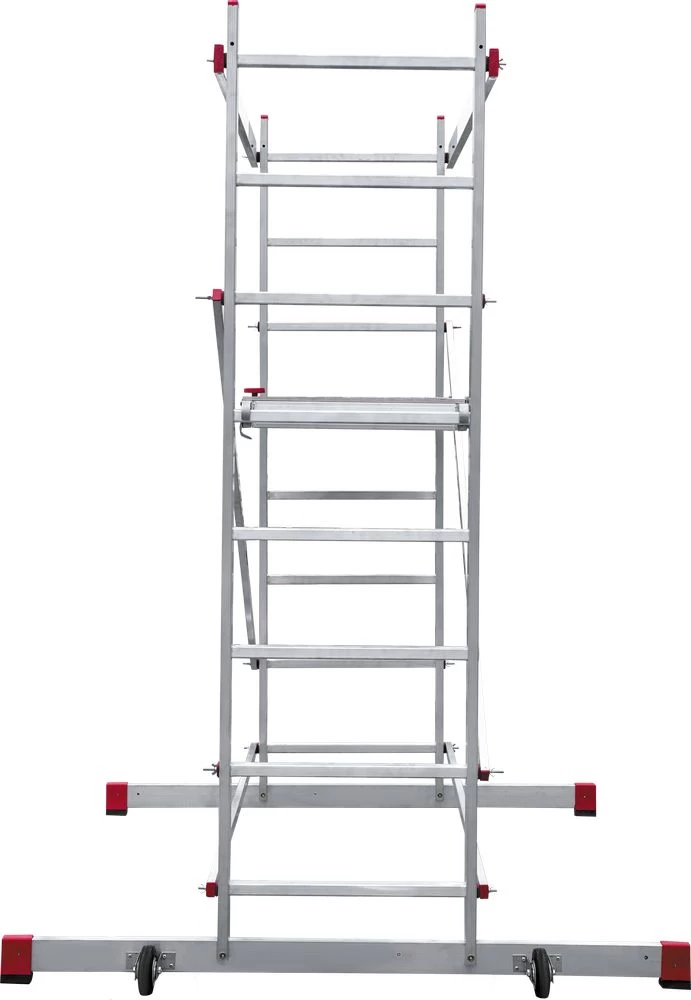 Алюминиевая Вышка-тура НОВАЯ ВЫСОТА с рабочей высотой до 3,3 м. Арт. 1410208 от магазина ЛесКонПром.ру