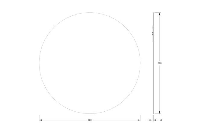 Зеркало EVOFORM Primary 80521983 от магазина ЛесКонПром.ру