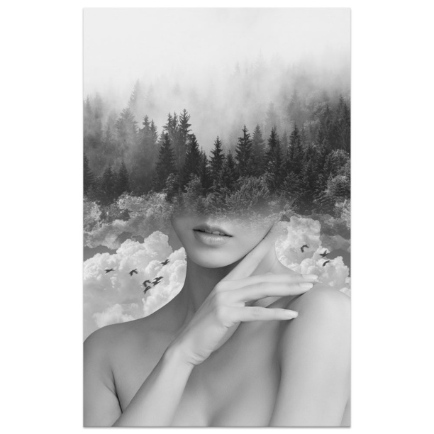 Канвас 70х110 см Туман от магазина ЛесКонПром.ру