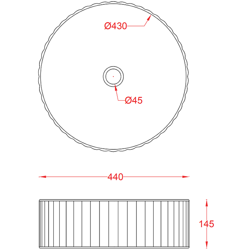 Раковина Artceram Millerighe 44 OSL010 17 00 Черная матовая от магазина ЛесКонПром.ру