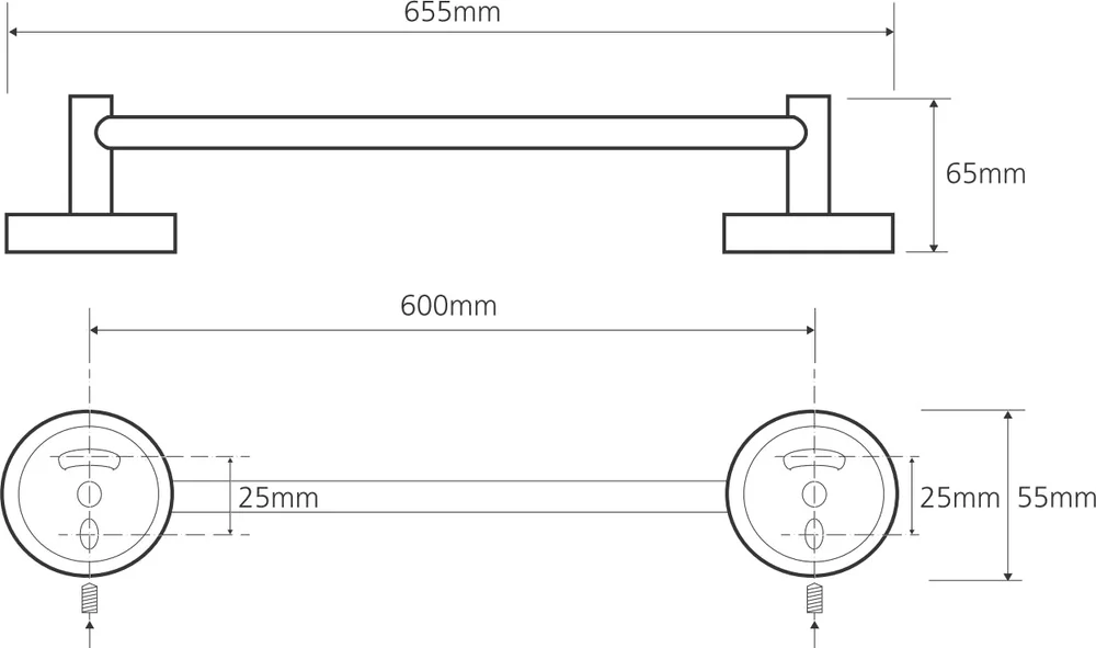 Полотенцедержатель Bemeta Omega 104104042 от магазина ЛесКонПром.ру