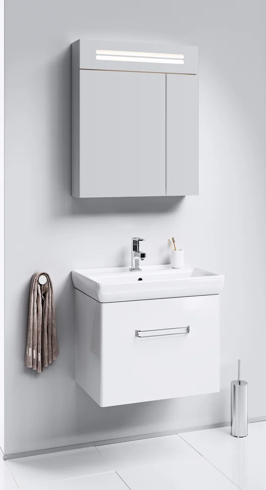 Зеркало-шкаф Aqwella Neo 60 с подсветкой от магазина ЛесКонПром.ру