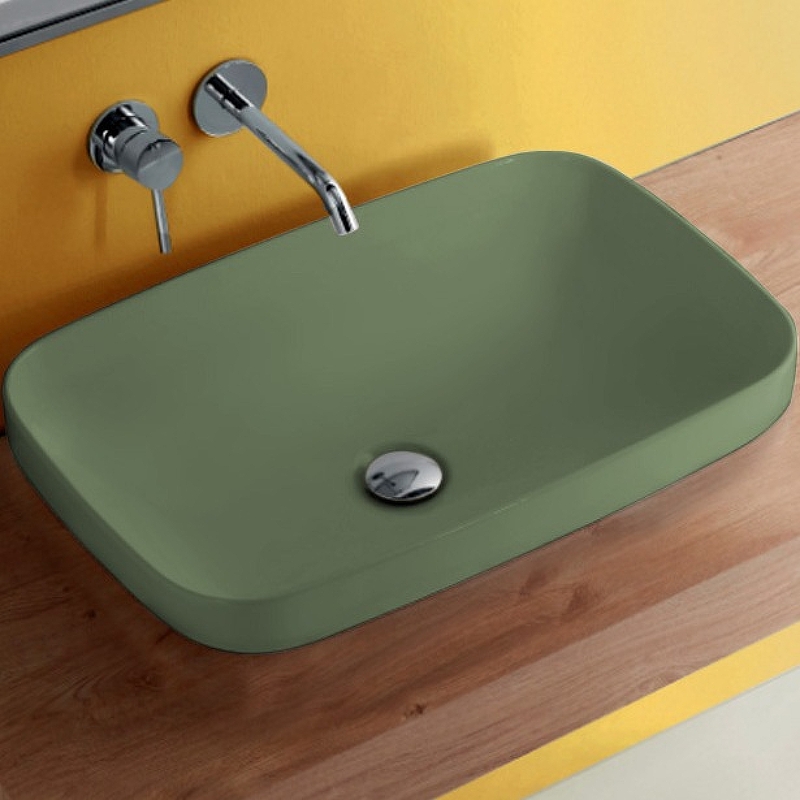 Раковина Kerasan Tribeca 60 514311 Verde muschio от магазина ЛесКонПром.ру