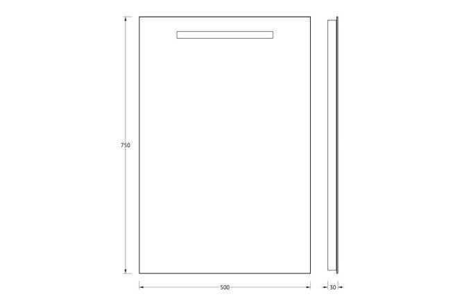 Зеркало EVOFORM Lumline 80372807 от магазина ЛесКонПром.ру