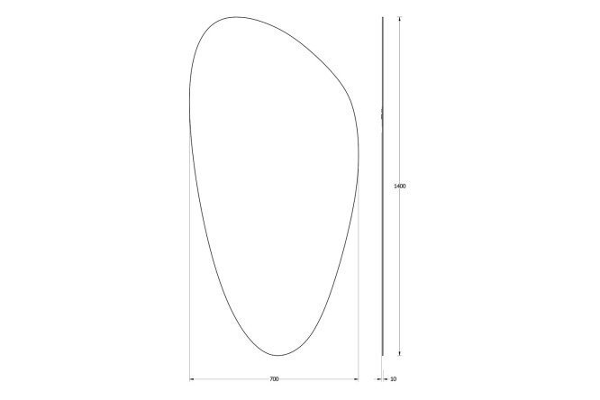 Зеркало EVOFORM Primary 80521955 от магазина ЛесКонПром.ру