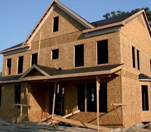 Плита с ориентированной стружкой KRONOSPAN OSB-3 E1 НШ 2440x1220х09 мм от магазина ЛесКонПром.ру