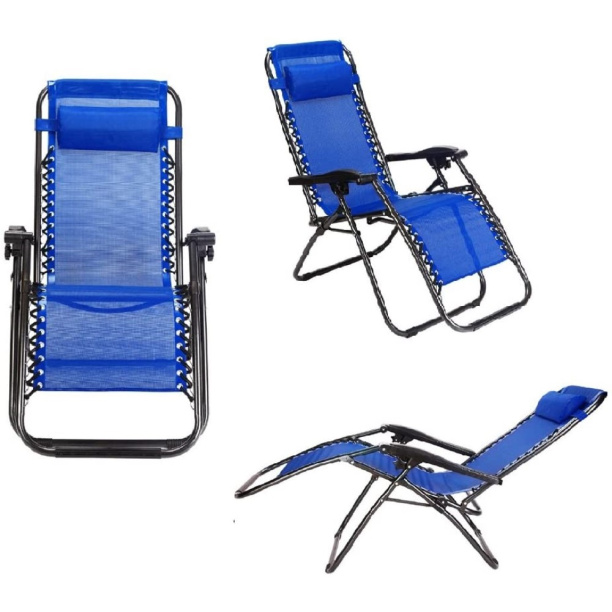 Кресло складное 165х65х110 см многопозиционное от магазина ЛесКонПром.ру