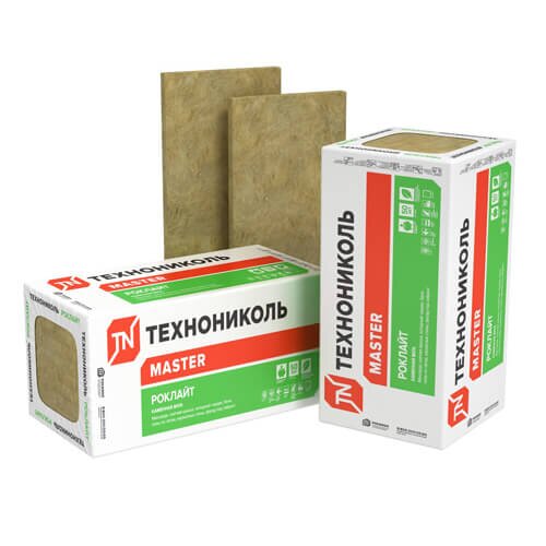 Каменная вата ТЕХНОНИКОЛЬ Роклайт 1200х600х50 мм, 8 шт от магазина ЛесКонПром.ру