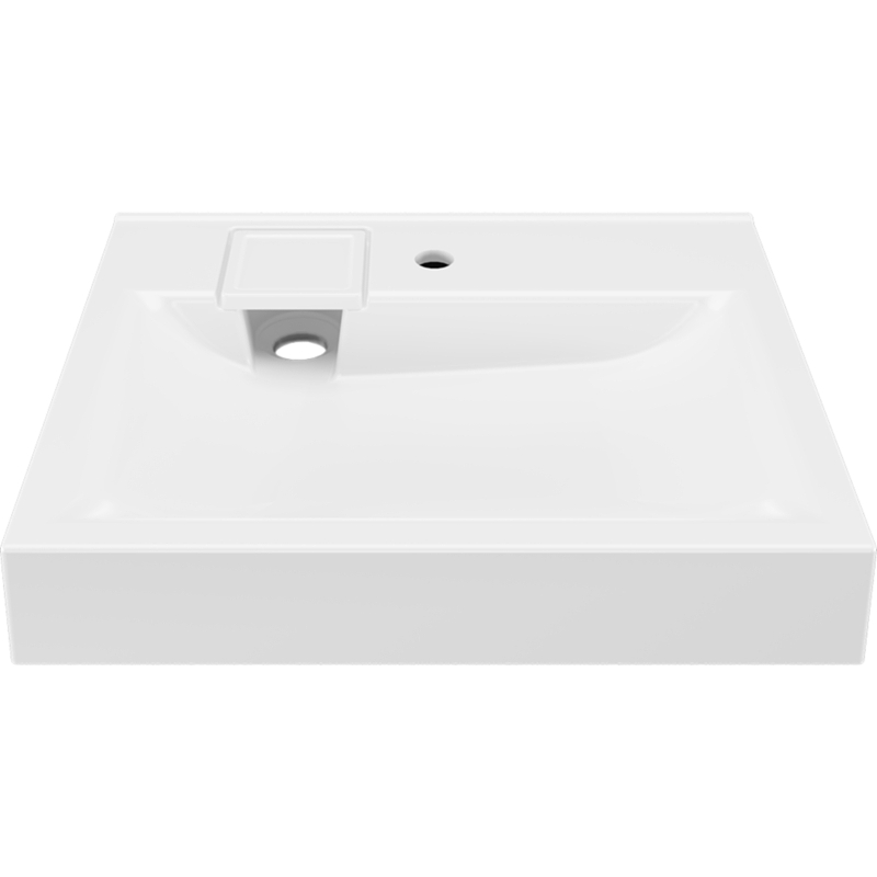 Раковина Paola Siena 60x50 на стиральную машину Белая глянцевая от магазина ЛесКонПром.ру