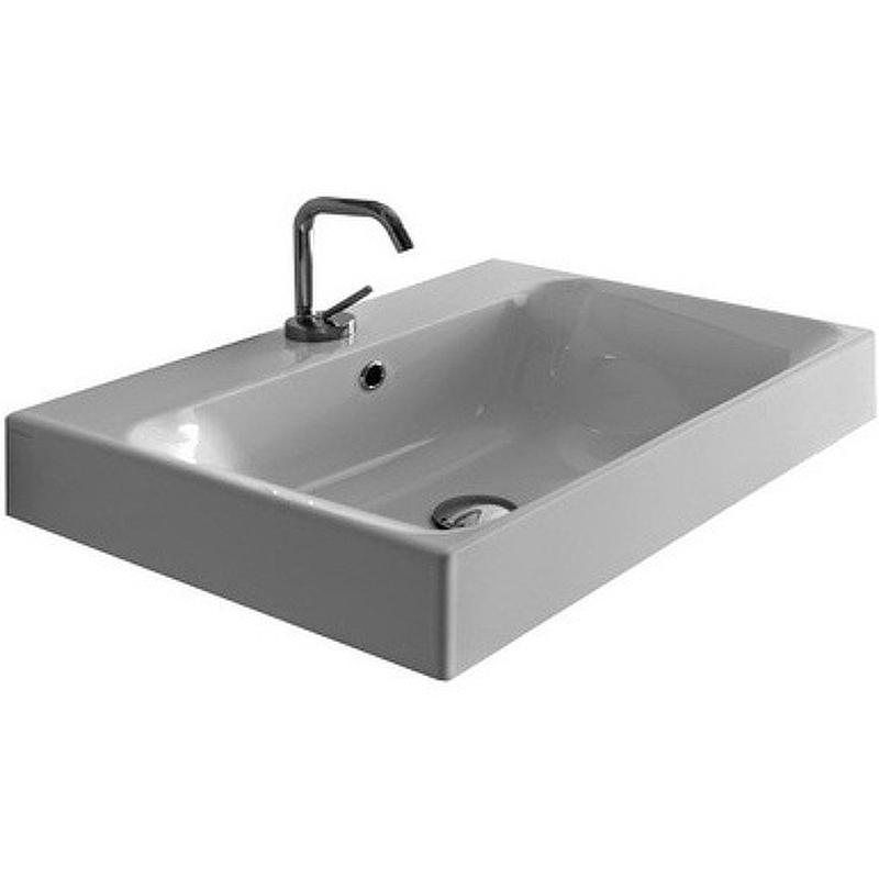 Раковина Kerasan Cento 80 353301*1 Белая от магазина ЛесКонПром.ру