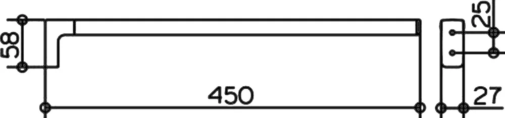 Полотенцедержатель Keuco Collection Moll 12720 хром от магазина ЛесКонПром.ру