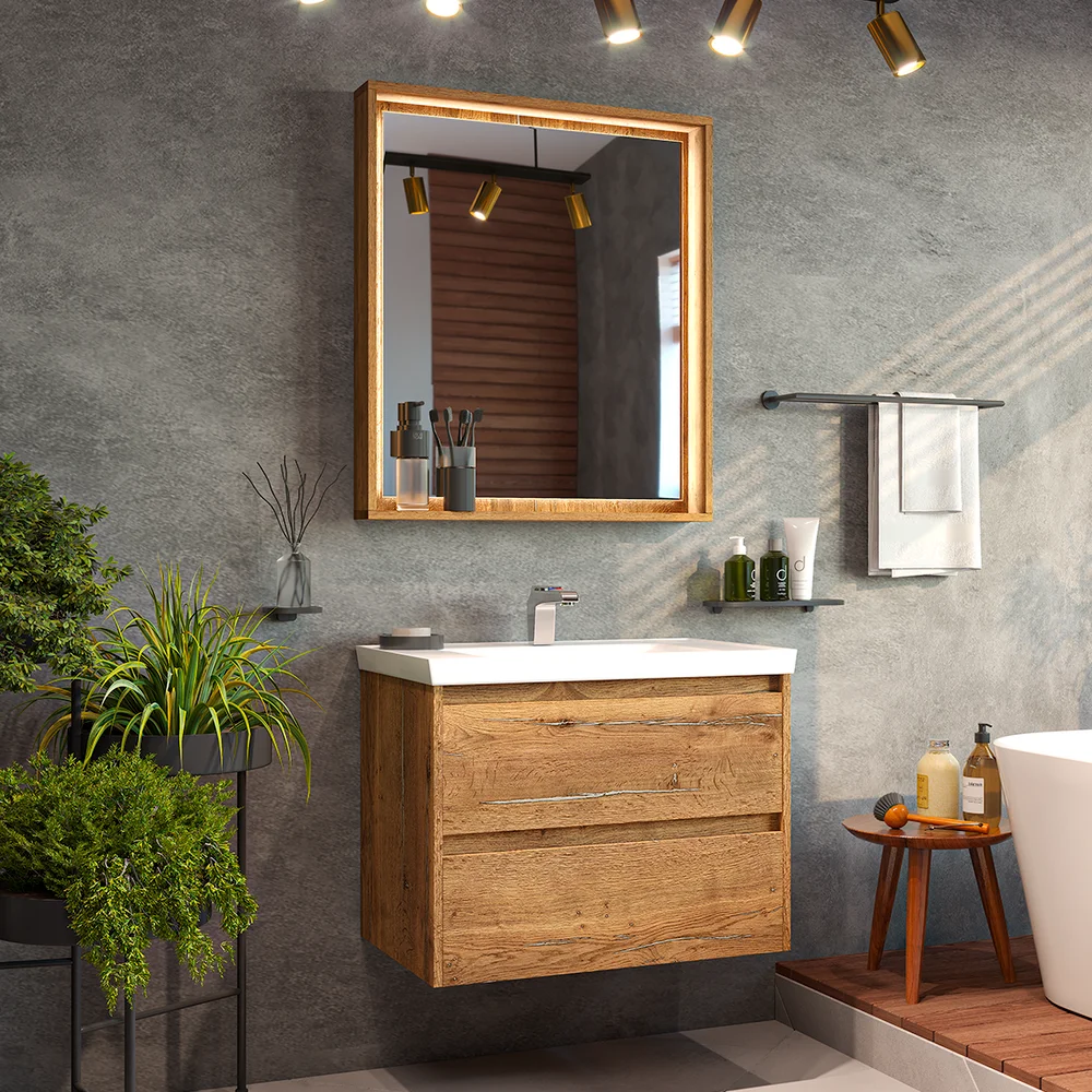 Зеркало Brevita Dallas 60 с полкой от магазина ЛесКонПром.ру