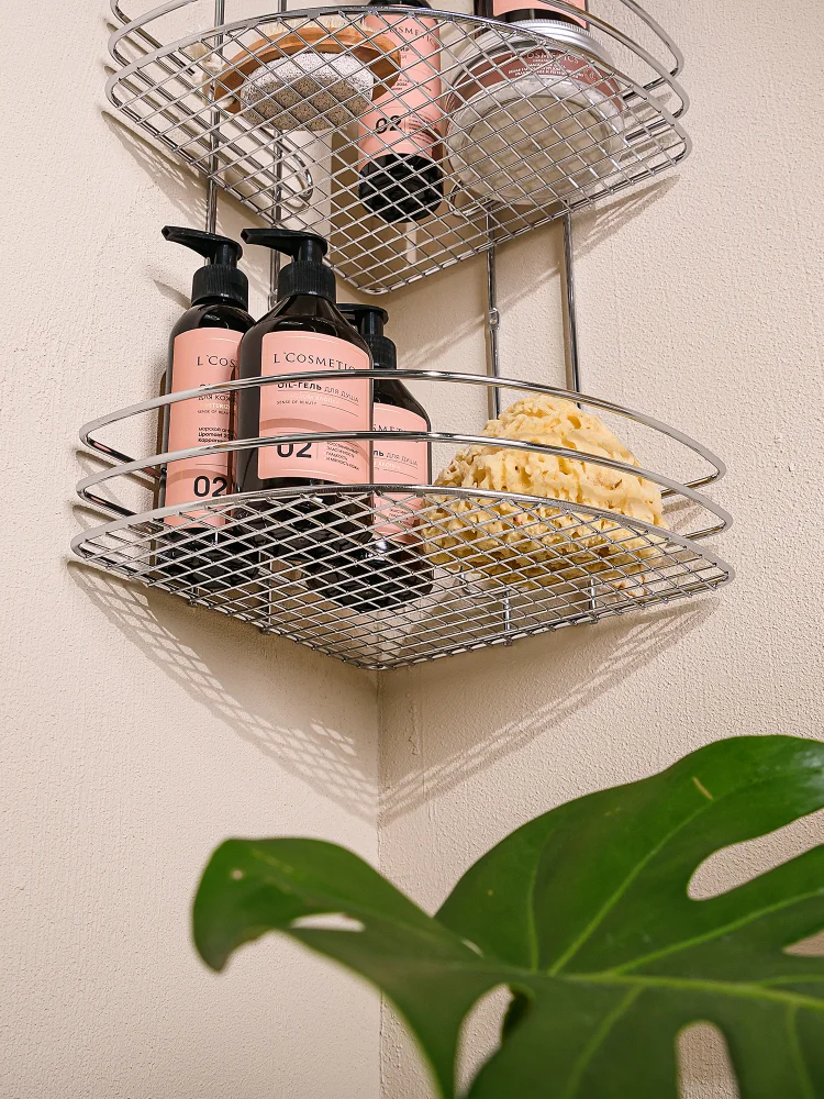 Полка ЧМЗ 501-006-12 3-ярусная, угловая от магазина ЛесКонПром.ру