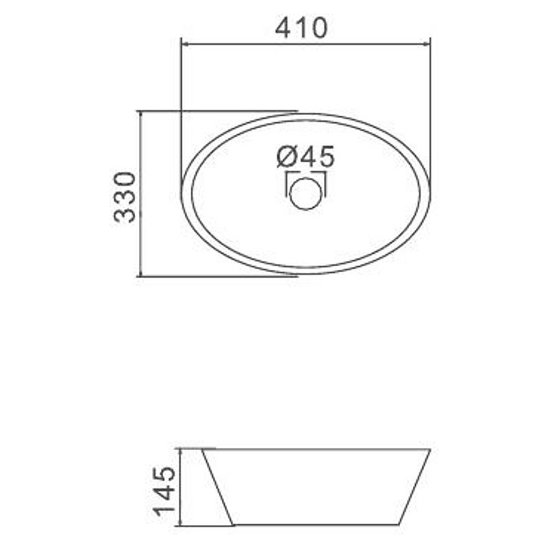 Раковина-чаша Gappo 41 GT304 Белая от магазина ЛесКонПром.ру