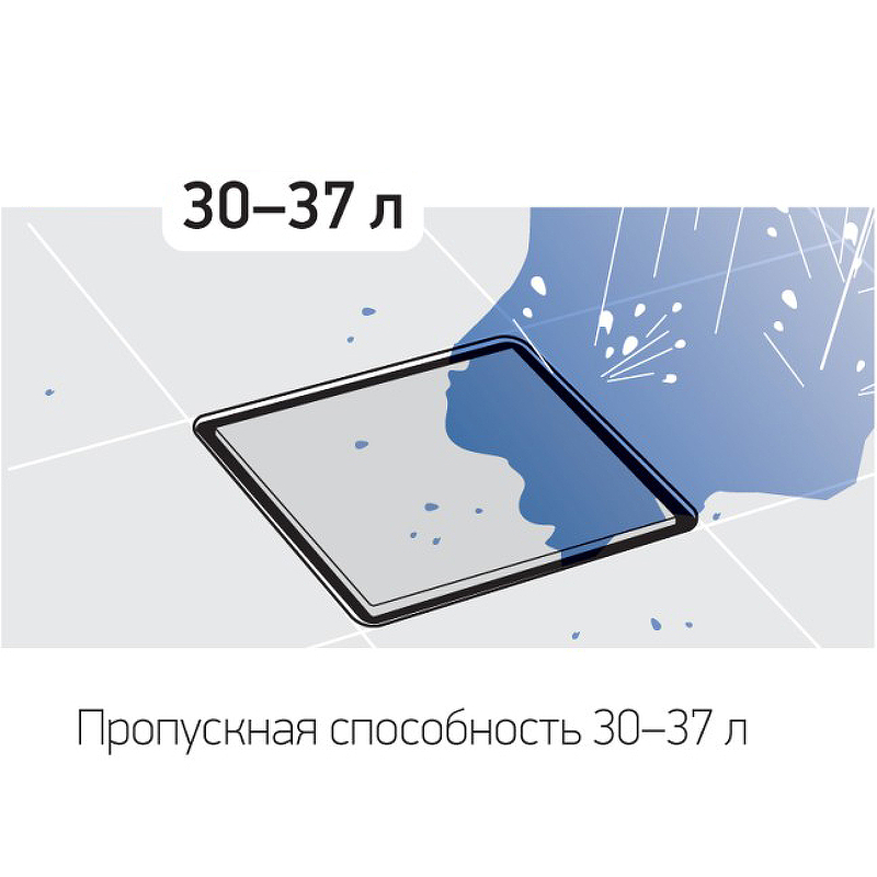 Душевой трап Paini 425XL с решеткой Хром от магазина ЛесКонПром.ру