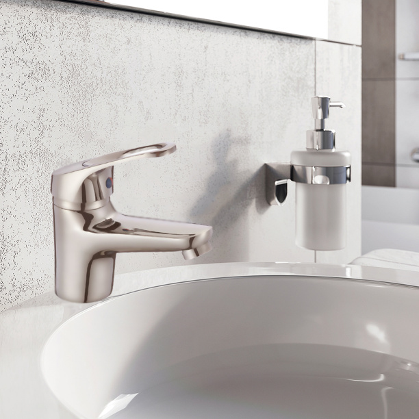 Смеситель для раковины Culto сатин от магазина ЛесКонПром.ру