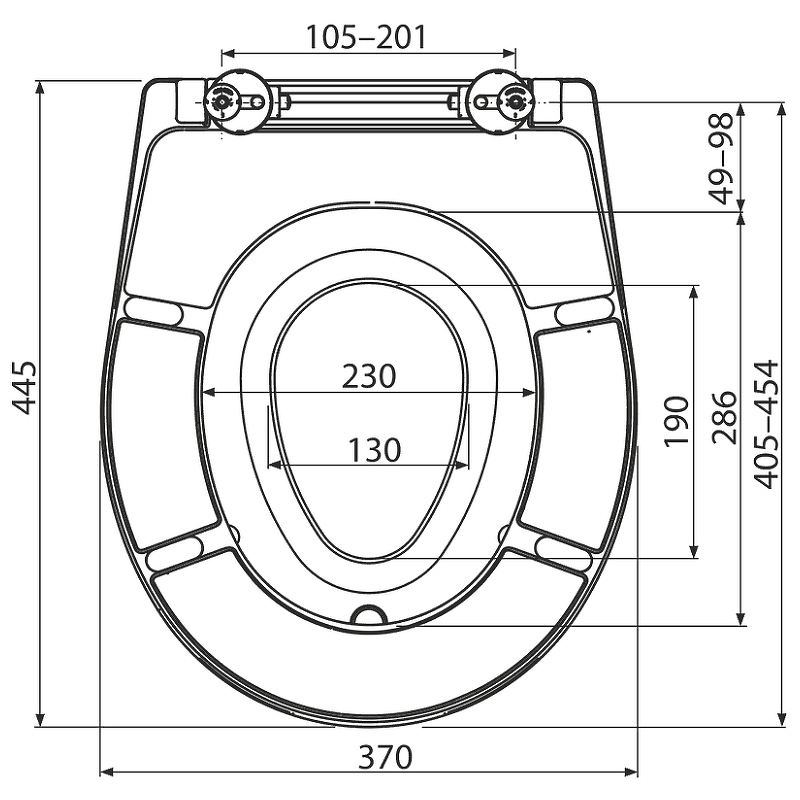 Сиденье для унитаза Alcaplast A603 Белое с микролифтом от магазина ЛесКонПром.ру