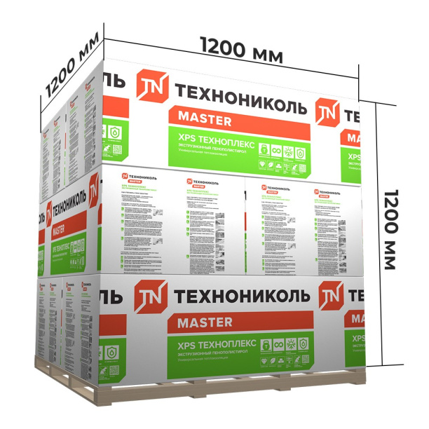 Экструдированный пенополистирол ТЕХНОПЛЕКС 1180х580х30 мм от магазина ЛесКонПром.ру