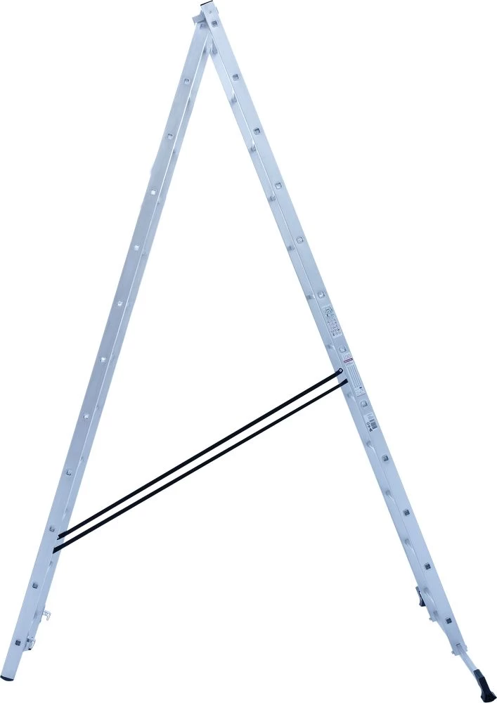 Лестница алюминиевая двухсекционная Новая Высота 2x12 арт. 1220212 от магазина ЛесКонПром.ру