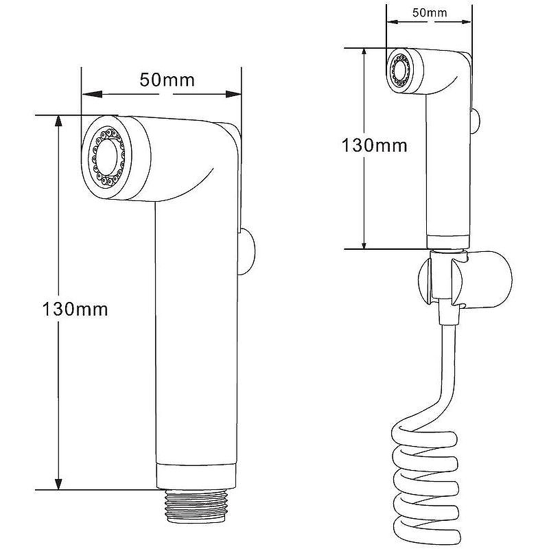Гигиенический душ Orange HS011cr Хром от магазина ЛесКонПром.ру