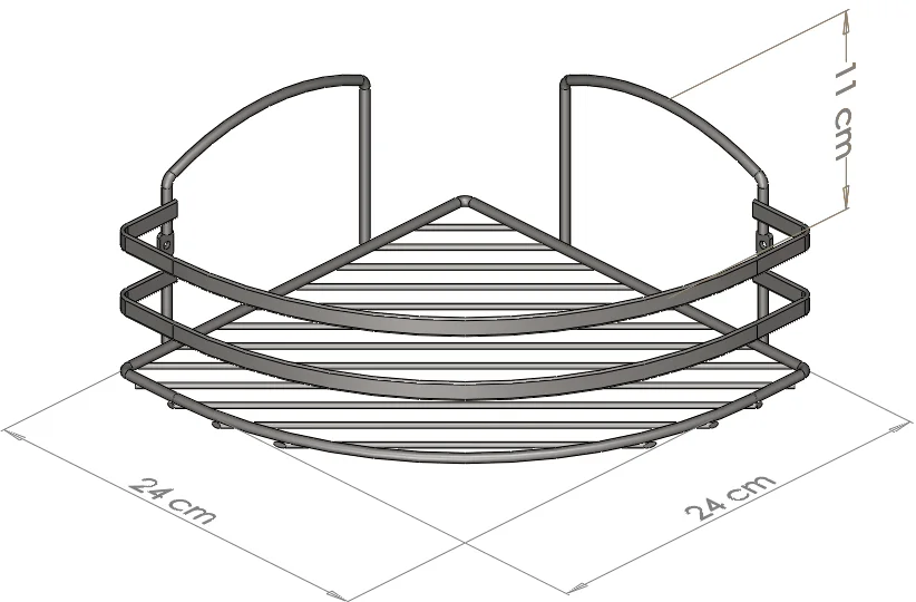 Полка Tekno-tel LM007 от магазина ЛесКонПром.ру