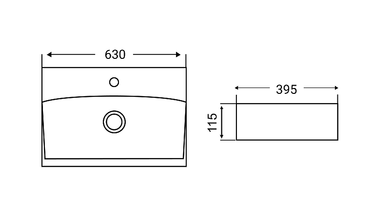 Раковина WeltWasser Elbach 2060 63 10000004575 Белый глянец от магазина ЛесКонПром.ру