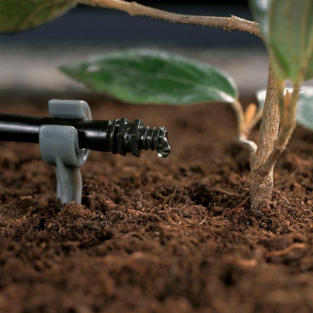 Капельница концевая 4 л/час Gardena 25 шт от магазина ЛесКонПром.ру