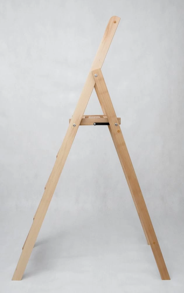 Стремянка деревянная Hoz-Block Батя 5 ступени Светлая (арт. СДБ-5С) от магазина ЛесКонПром.ру