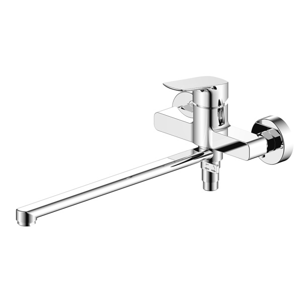 Смеситель для ванны IDDIS Ridge с длинным изливом от магазина ЛесКонПром.ру