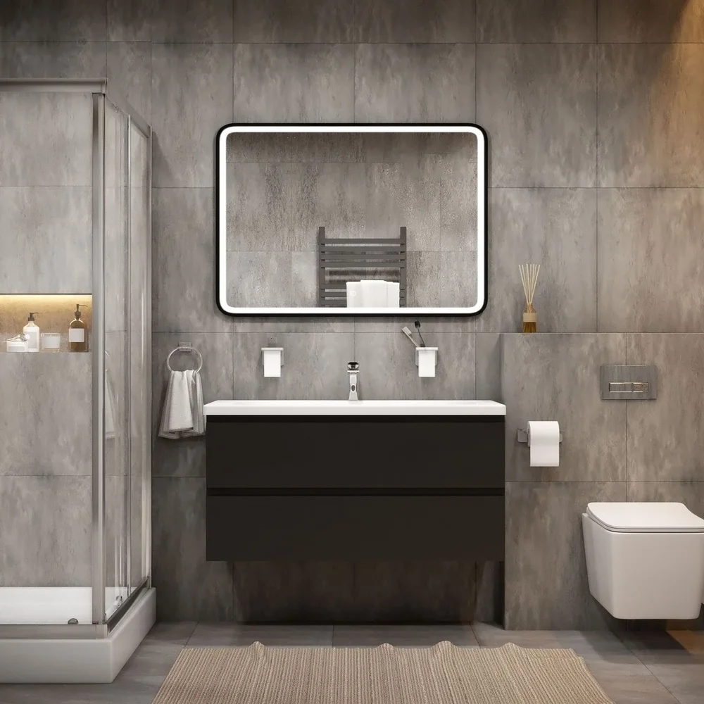 Зеркало Art&Max Genova 120х80 с подсветкой от магазина ЛесКонПром.ру