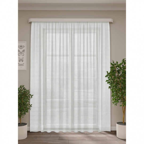 Штора-тюль Сетка 300х290 см белая от магазина ЛесКонПром.ру