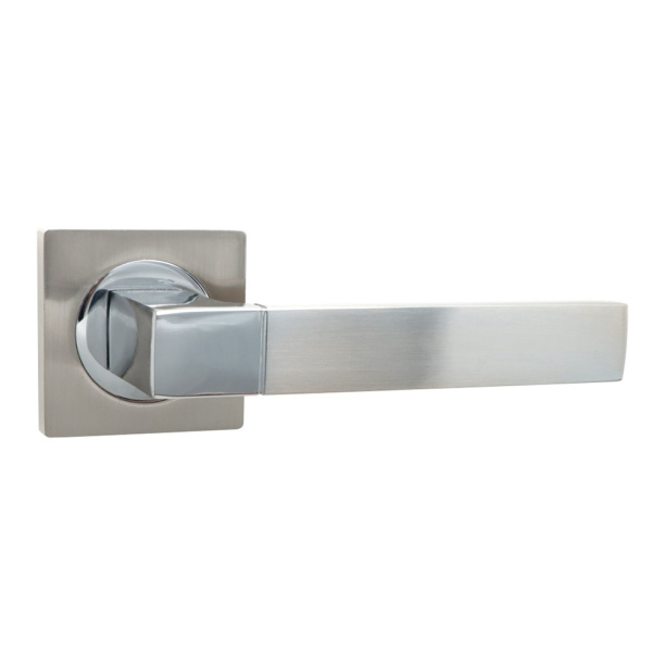 Ручки дверные NEODECO А61032 никель от магазина ЛесКонПром.ру