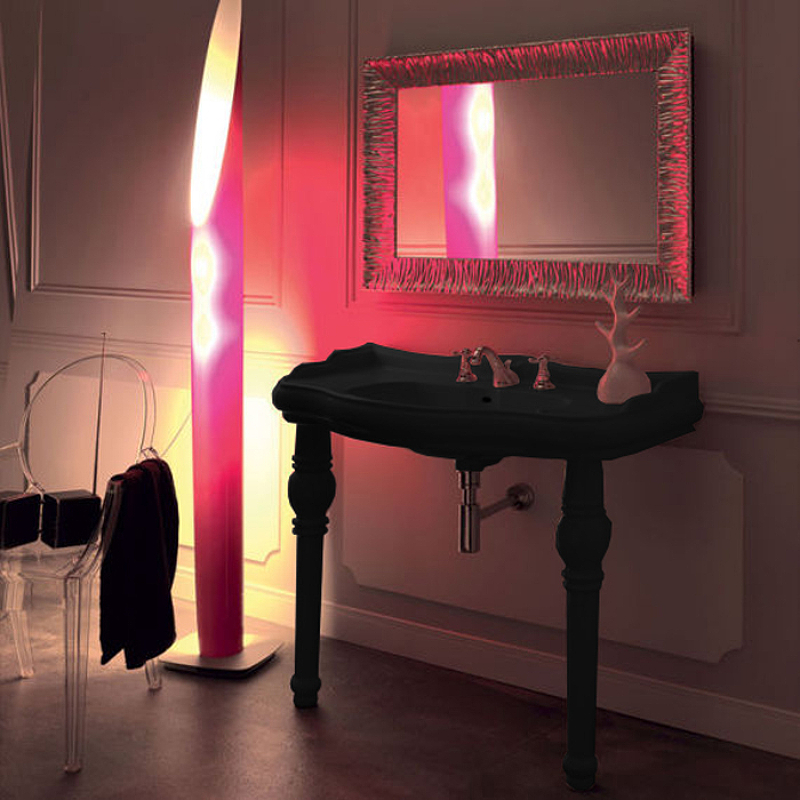 Раковина Kerasan Retro 100 105004 nero*1 Черная блестящая от магазина ЛесКонПром.ру