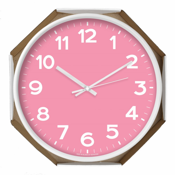 Часы настенные круглые Пион d30 см от магазина ЛесКонПром.ру