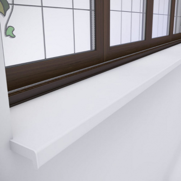 Подоконник ПВХ белый 200х2000 мм от магазина ЛесКонПром.ру