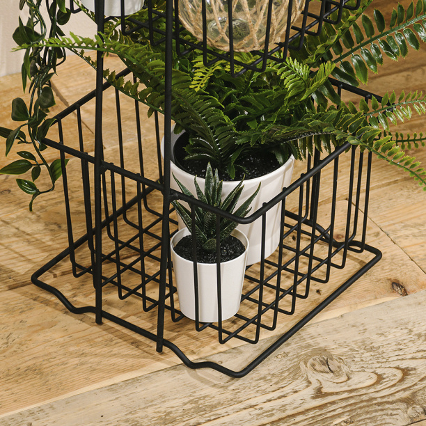 Этажерка для ванной ЧМЗ 3-ярусная черная от магазина ЛесКонПром.ру