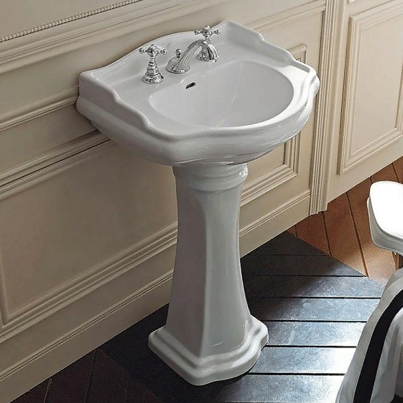 Раковина Kerasan Retro 69 104601*3 Белая от магазина ЛесКонПром.ру