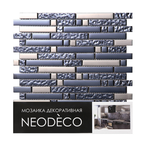 Мозаика NEODECO MY3179 стекло 30х30х0,8 см от магазина ЛесКонПром.ру